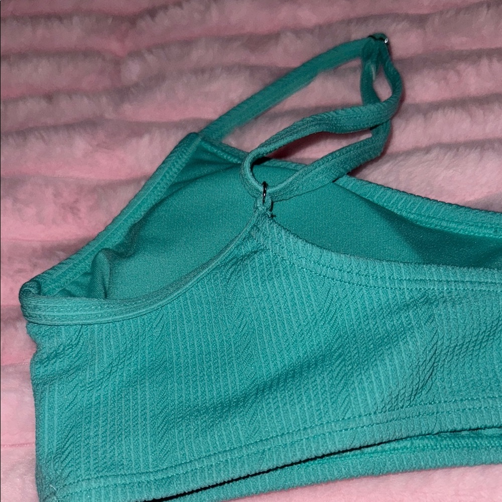 Chic Teal Bikini Top - Picture 3 of 4